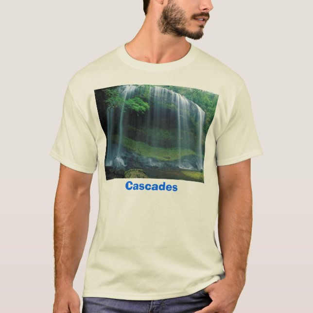 Camiseta Cascada, cascadas (Anverso)