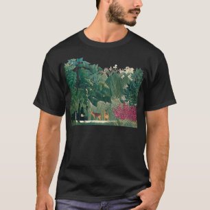 Camiseta Cascada de Henri Rousseau 1910 1