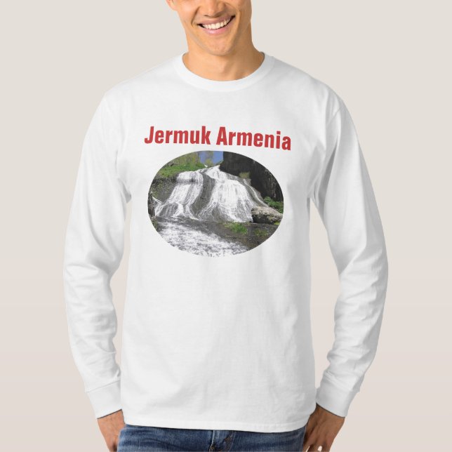 Camiseta Cascada de Jermuk Armenia (Anverso)