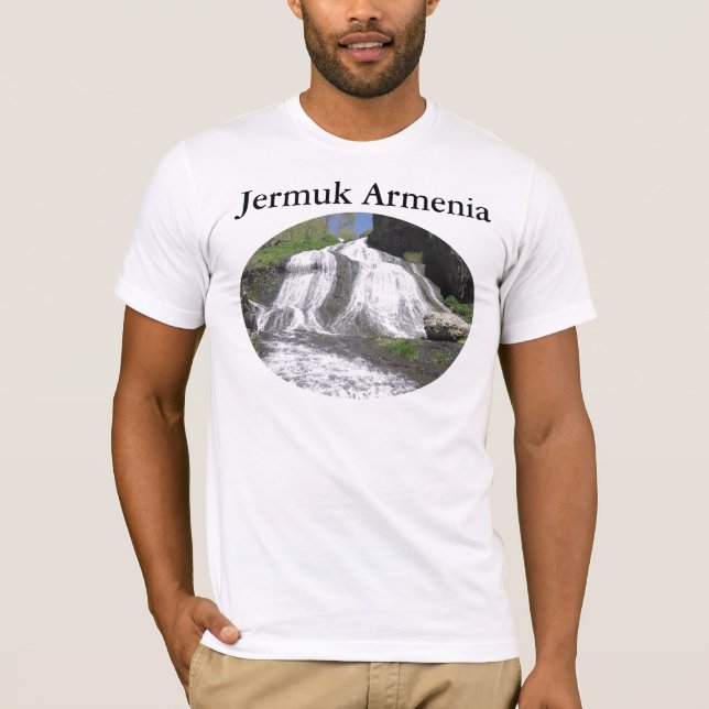 Camiseta Cascada de Jermuk Armenia (Anverso)