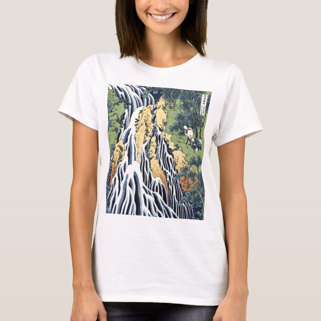 Camiseta Cascada de Kirifuri cerca de la montaña Kurokami H (Anverso)
