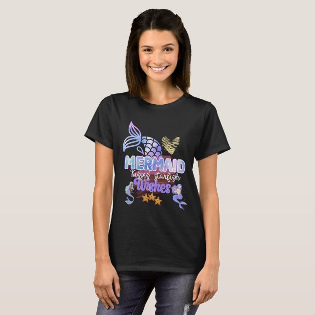 Camiseta Cascada de la Sirena de Verano (Anverso completo)