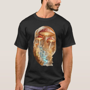 Camiseta Cascada de Papercut de Cottagecore y hongos T-Shi