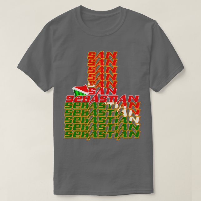 Camiseta Cascada de San Sebastián 2 (Diseño del anverso)