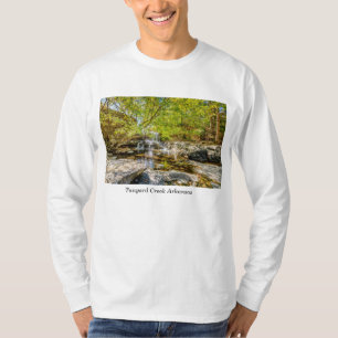 Camiseta Cascada De Tanyard Creek En La Manga De Larga Caíd