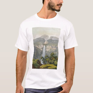 Camiseta Cascada de Vinagre del río, cerca del volcán de