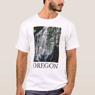 Camiseta Cascada en bosque, Oregón