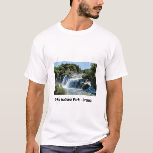Camiseta Cascada en el Parque Nacional Krka - Dalmacia, Cro