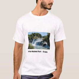 Camiseta Cascada en el Parque Nacional Krka - Dalmatia, Cro