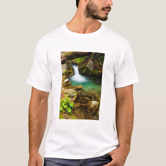 Camiseta Cascada en Hare Creek, California (Anverso)