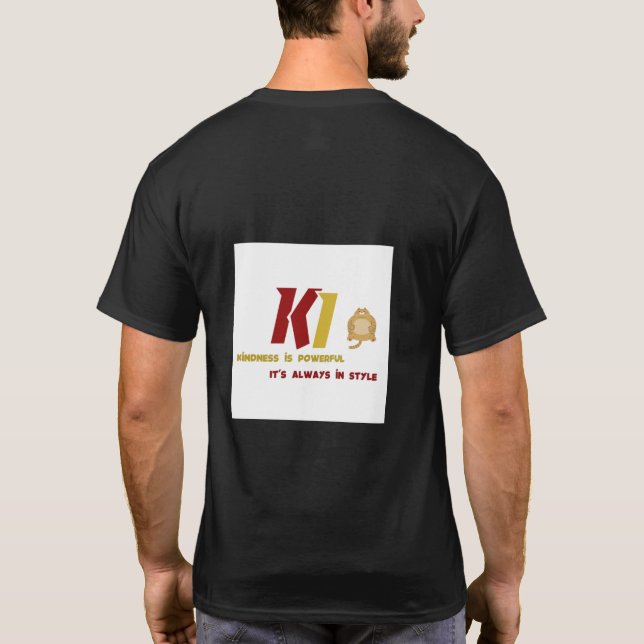 Camiseta Cascada floral de lujo (Reverso)