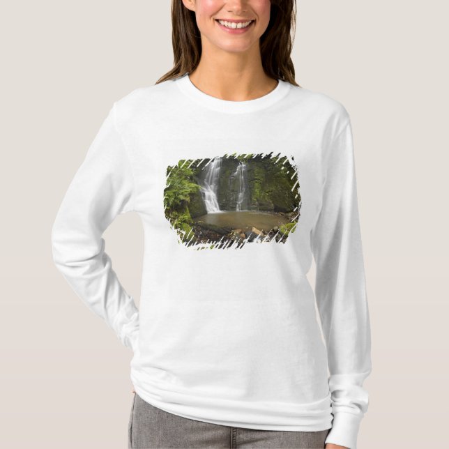 Camiseta Cascada Horseshoe, cascada Matai (Anverso)