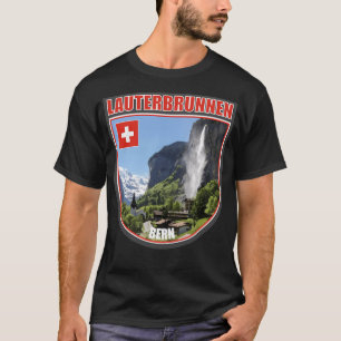 Camiseta Cascada Lauterbrunnen Bern Alpes suizos