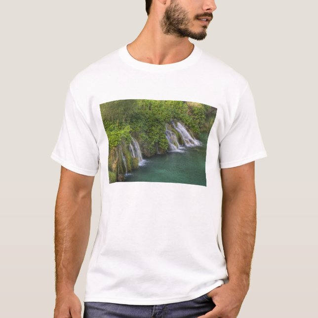 Camiseta Cascada, Parque Nacional de los Lagos de Plitvice  (Anverso)