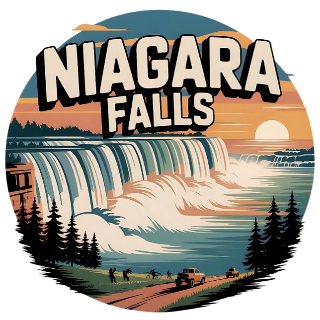 Camiseta cascadas de niagara para mujeres (niagara falls designs)