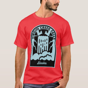 Camiseta Cascadas de Virgin Creek Alaska