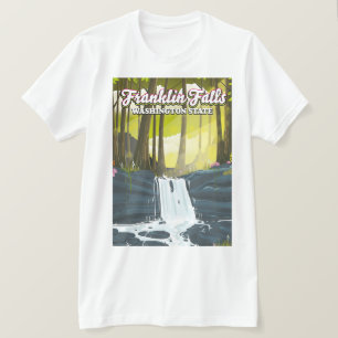 Camiseta Cascadas Franklin Washington estado EE. UU.