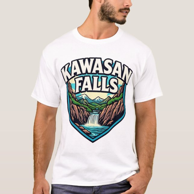 CAMISETA CASCADAS KAWASAN (Anverso)