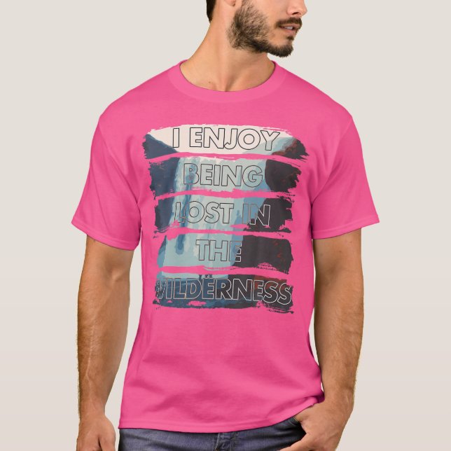 Camiseta Cascadas - Senderismo Y Camping (Anverso)