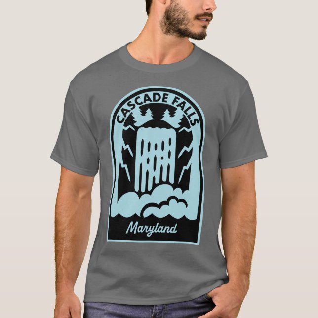 Camiseta Cascade Falls Maryland (Anverso)