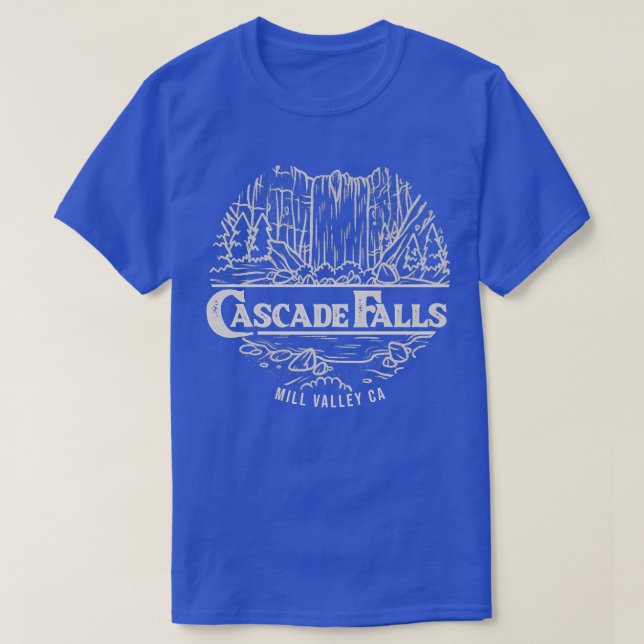 Camiseta Cascade Falls Mill Valley California (Diseño del anverso)