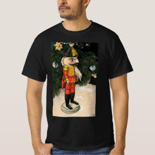 Camiseta Cascanueces Antiguo Bajo el Árbol de Navidad