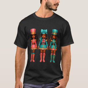 Camiseta Cascanueces Chica Negra Navidad Nk Cascanueces Nav