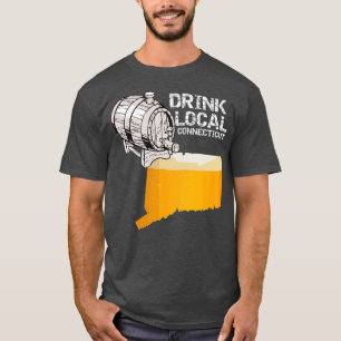 Camiseta Cáscara Connecticut de la cervecería para beber