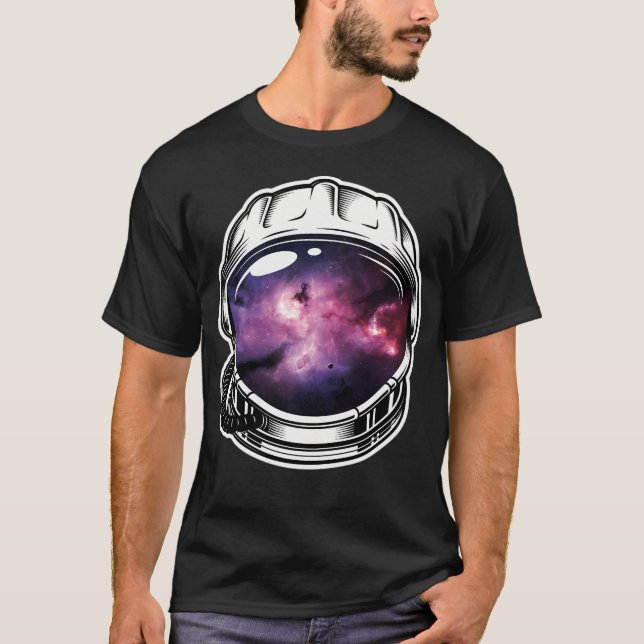 Camiseta Casco de Astronauta (Anverso)