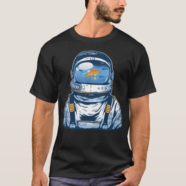 Camiseta Casco de Astronauta (Anverso)