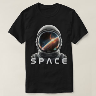 Camiseta Casco de astronauta cósmico