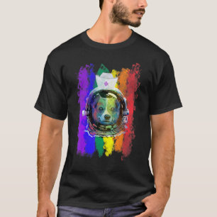 Camiseta casco de astronauta enfermera hospital transbordad