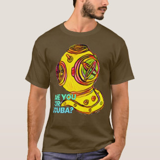 Camiseta Casco de buceo Antiguo Scuba