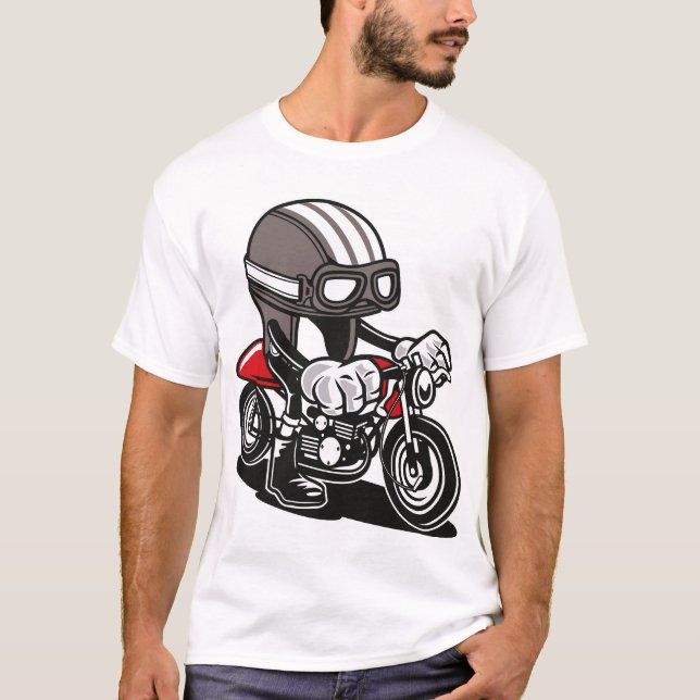 Camiseta Casco de Caferacer (Anverso)