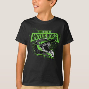 Camiseta Casco de carreras de motocross para moto de cross