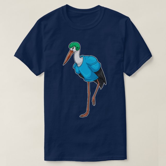 Camiseta Casco de cigüeña (Diseño del anverso)