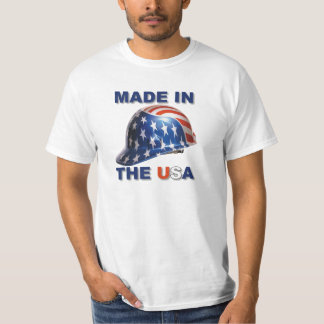 Camiseta Casco de construcción hecho en Estados Unidos