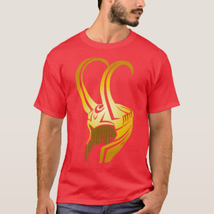 Camiseta Casco de ejecución de la mitología de los nórdicos