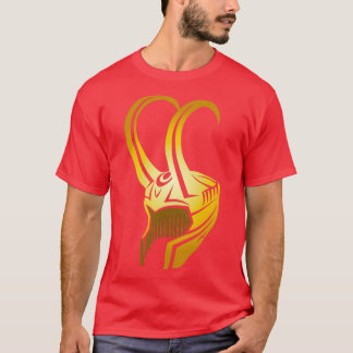 Camiseta Casco de ejecución de la mitología de los nórdicos