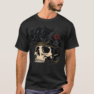 Camiseta casco de espionaje a Visión Nocturna, guerra, ejér