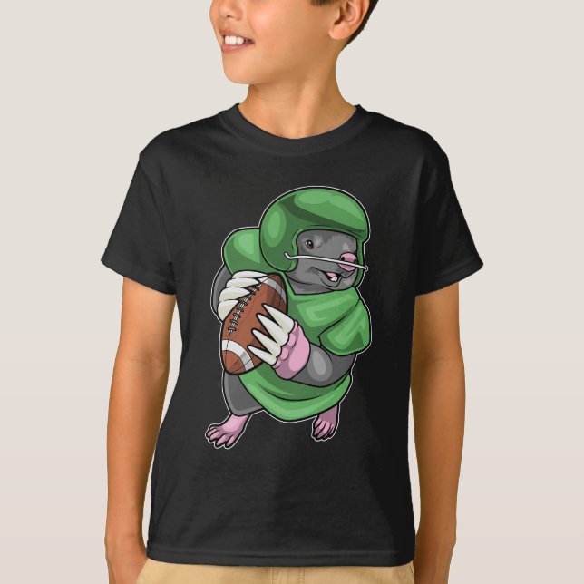 Camiseta Casco de Fútbol Americano Mole (Anverso)