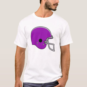 Camiseta Casco de fútbol americano púrpura