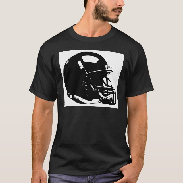 Camiseta Casco de fútbol de arte pop (Anverso)