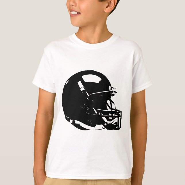 Camiseta Casco de fútbol de arte pop (Anverso)