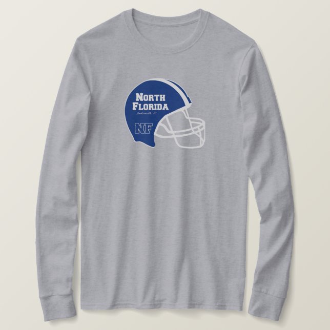 Camiseta Casco de Fútbol de Jacksonville Florida (Anverso del diseño)