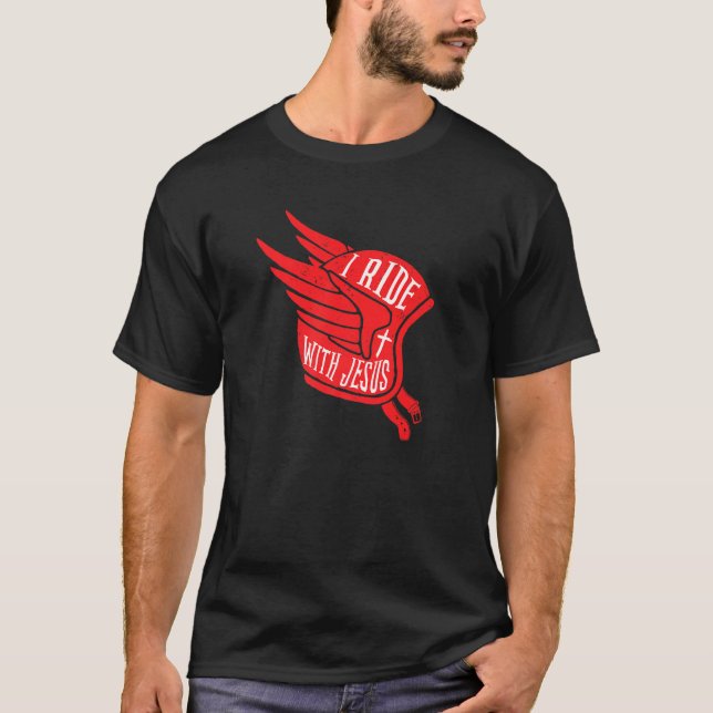 Camiseta Casco De Motociclismo Vintage (Anverso)