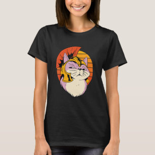 Camiseta Casco de soldado romano de gato disfraz A Galea ga