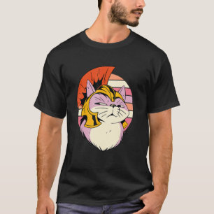 Camiseta Casco de soldado romano de gato disfraz de un kitt