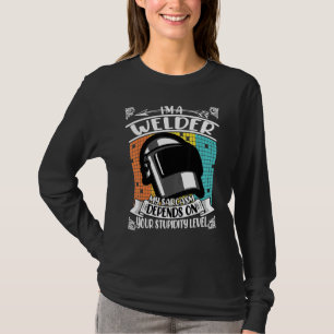 Camiseta Casco de soldadura Mig Tig Soldadura por arco de s
