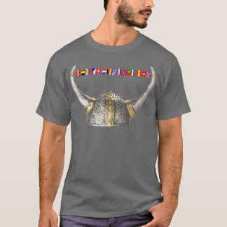 Camiseta Casco de Viking Horned